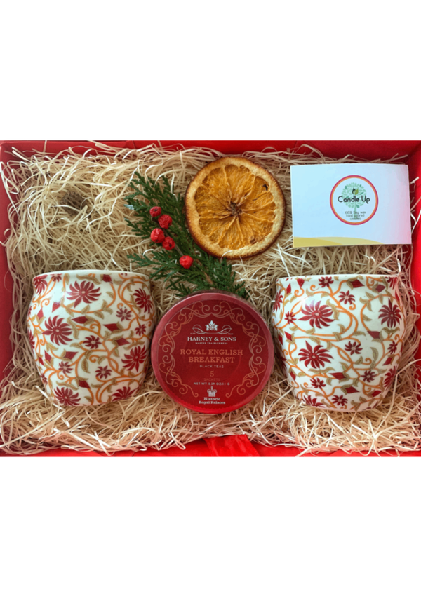 Deluxe Gift Set - Terra Cotta Full Bloom Red