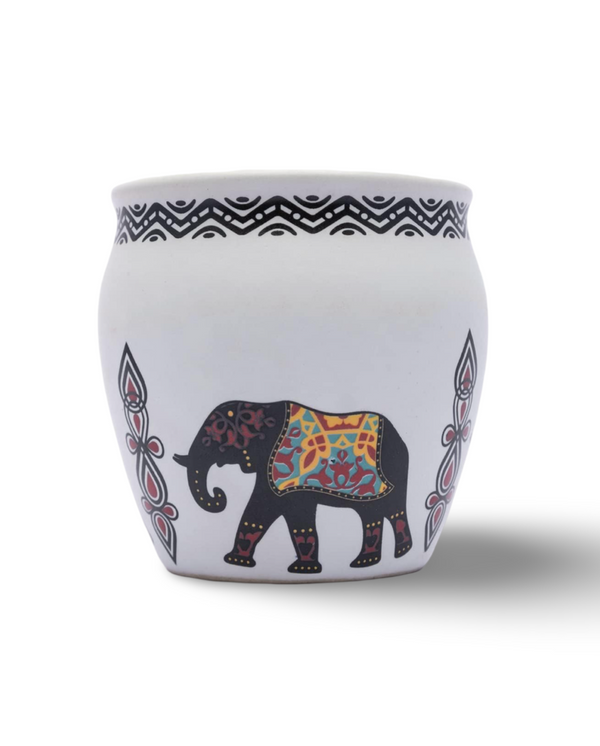 Kulhad Candle - Elephant