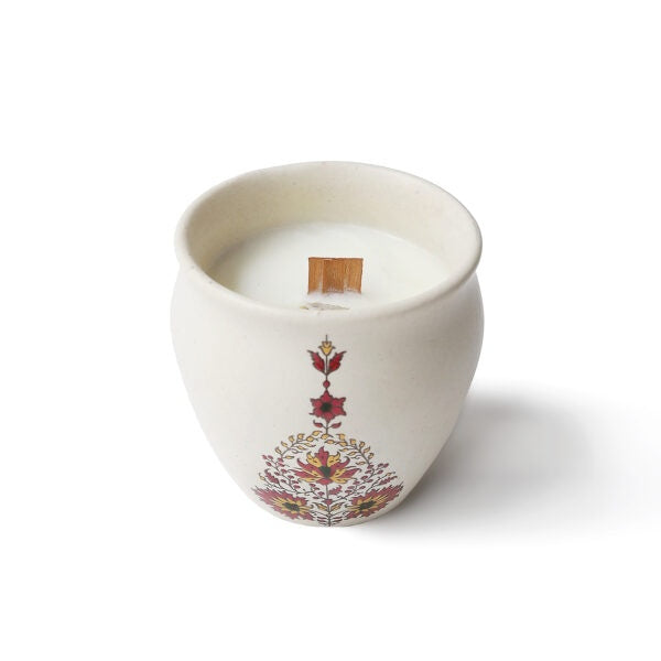 Kulhad Candle - Paisley